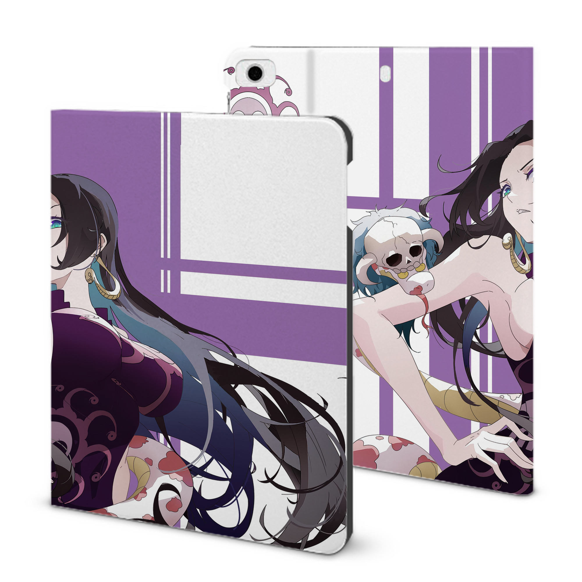 ワンピース ONE PIECE IPad ケース ブック型 PUレザー TPU 耐衝撃 軽量 薄型 ペン収納なし 全面保護 IPad 各モデル対応
